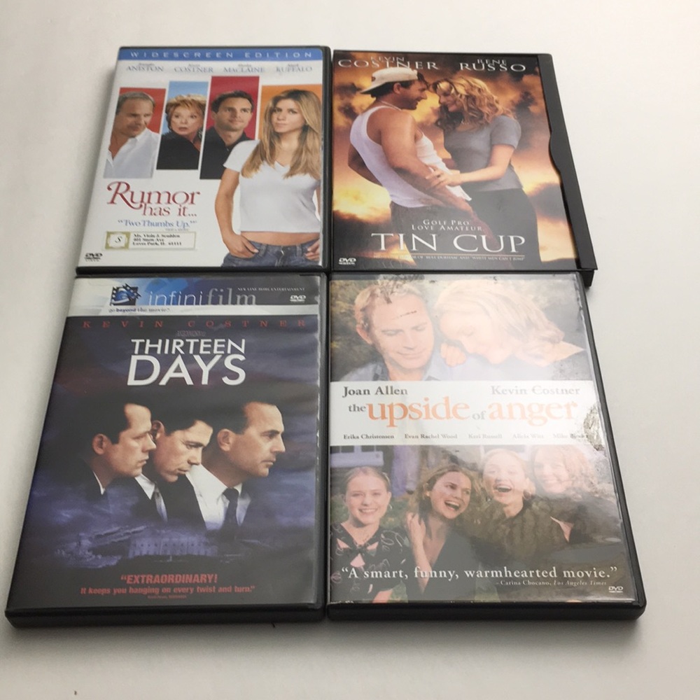 Kevin Costner DVD Movie Bundle